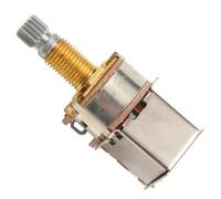 Guitar Parts Replacement 3 Pcs A500K Potentiometer Push Pull Converter Pot Shaft 25mm Electric Guitar Tone Volume Parts