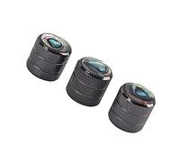 Guitar Parts Replacement 3 Pcs Guitar Knob Volume Tone Control 2T1V Potentiometer Cap Accessories (Color : Black)