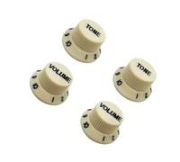 Guitar Parts Replacement 4 Pcs 2T2V Guitar Knobs Tone Volume Speed Control Knobs Caps For Electric Guitar Parts (Color : 01)