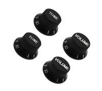 Guitar Parts Replacement 4 Pcs 2T2V Guitar Knobs Tone Volume Speed Control Knobs Caps For Electric Guitar Parts (Color : 02)