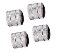 Guitar Parts Replacement 4 Pcs Guitar Bass Tone Volume Control Knobs For Electric Guitar Bass Parts (Color : Silver)