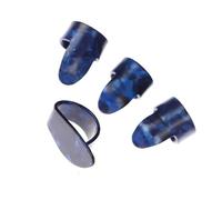 Guitar Parts Replacement 4 Pcs Guitar Thumb Finger Picks For Acoustic Electric Bass Guitar Fingerstyle Picks Parts (Color : 02)