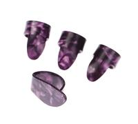Guitar Parts Replacement 4 Pcs Guitar Thumb Finger Picks For Acoustic Electric Bass Guitar Fingerstyle Picks Parts (Color : 03)