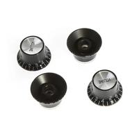 Guitar Parts Replacement 4 Pcs Speed Knobs Guitar Parts 2 Volume 2 Tone Control Buttons Replacement Parts