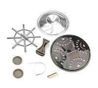 Guitar Parts Set Resonator Cones Soundhole Screens Tailpiece Spiders Bridge Saddles Replacement Accessories Resonator Cones
