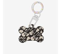 Guitar Pattern Printing Bone Shaped Dog Tag Pet Id Tags,Acrylic Dog Tags Cat Tags with Ring for Dog Cat,Pendant Crafts