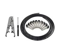 Guitar Pedal Board Cable Cord Wire Solder Without Plugs Small Screwdriver Professional Solderless Patches Cables Electric Guitar