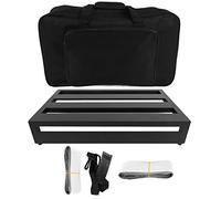 Guitar Pedal Board, Portable Guitar Effect Pedalboard Aluminum Alloy Pedal Board with Carrying Bag (PB 3