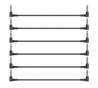 Guitar Pedal Cables - Professional Low Noise 6.35mm Patch Cables for Effects Pedals, Ideal for Live Performances and Studio Recording by