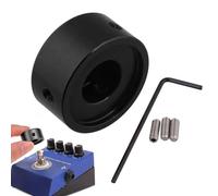 Guitar Pedal Knobs | Aluminum Alloy Footswitch Toppers with Wrench | Easy Installation Guitar Knobs, Protective Tool Kits with 3 Screws for Effect Pedal