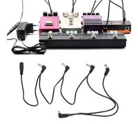 Guitar Pedal Power Supply, 1 To 5 Guitar Effect Pedal Power Supply Guitar Pedal Cables 5 Way Effects Pedal Power Cable for Electric Guitar