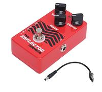 Guitar Pedal Vibrato Effect, Photoelectric Circuit Distortion, Vintage Tube Amplifier Style CP-62 - Adjustable Rate and Depth Controls, Classic and Modern Stuttering Sounds,