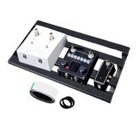 Guitar Pedalboard - Heavy Duty Compact Wiring Tray, Lightweight Portable Pedal Panel | Durable Anti-Vibration Frame System, Music Effect Mount Card,Live Audio Setup