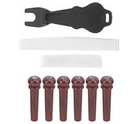 Guitar Pegs Guitar Bridge Guitar Bridge Pin Acoustic Guitar Pegs Pin Pegs Puller Cocobolo Wood Stringed Instrument Accessories Replacement Guitar Maintenance Tools (MX0230D)
