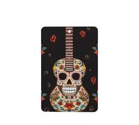 Guitar Pepper Sugar Skull Car Air Fresheners Cards 4 Pcs Long Lasting Car Fresheners Gifts for Men Women Auto Aromatherapy Tablets Hanging Scented Card Rearview Mirror Pendant - Lavender Scent