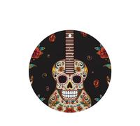 Guitar Pepper Sugar Skull Car Air Fresheners Cards 4 Pcs Long Lasting Car Fresheners Gifts for Men Women Auto Aromatherapy Tablets Hanging Scented Card Rearview Mirror Pendant - Lavender Scent