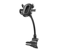 Guitar Phone Holder - 6 Inches Universal ABS Clamp | 1.5 Inches Adjustable Mobile Mount - Secure Stable Fit For Electric Guitar Bass Ukulele Smartphone Tablet Perfect For Live Streaming Video Lessons