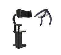 Guitar Phone Holder Clip & 360° Adjustable Magnetic Phone Mount for Guitars or Ukuleles - 2026 Upgrade