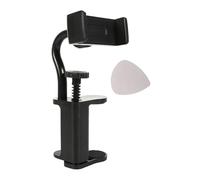 Guitar Phone Holder with Assorted Color Picks Secure Clip on Design for Musicians Practice Guitar Phone Stand