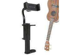 Guitar Phone Stand - Guitar Clip - Smartphone Clip Attachment for Streaming Relaxing Traveling Exercising Watching Reading Video-Calling