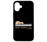 Guitar&Piano Guy Funny guitarist Women Men Lover Music Case for iPhone 16 Plus