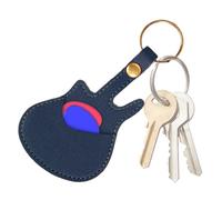 Guitar Pick Case, Guitar Pick Holder Keys | Guitar Pick Holder with Keys | Portable Plectrum Organizer Bag for Musicians, Music Players, blue, Consulte la descripción, See description