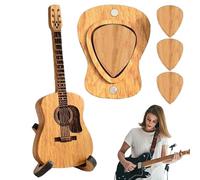 Guitar Pick Case, Guitar Pick Holder, Small Guitar Pick Box, Guitar Pick Holder with 3 Picks, Portable Pick Storage Box