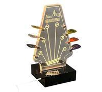 Guitar Pick Case Holder | Guitar Pick Storage Light Up Acrylic Guitar Pick Holder - Dust-Proof Guitar Stuff, Guitar Pick Display Box for Music Lovers, Guitar Players