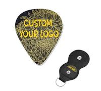 Guitar Pick Design Your Image Text Here For Bass, Electric, Acoustic Guitars 0.027inch/0.71mm