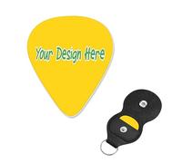 Guitar Pick Design Your Image Text Here For Bass, Electric, Acoustic Guitars 0.038inch/0.96mm