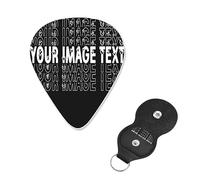 Guitar Pick Design Your Image Text Here For Bass, Electric, Acoustic Guitars 0.038inch/0.96mm