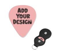 Guitar Pick Design Your Text Custom Text For Acoustic Guitar, Violin, Ukulele, Bass (6 Packs)