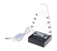 Guitar Pick Display Case, Acrylic Guitar Display Easel, Clear Guitar Pick Stand Pick Box with Base Guitar Pick Holder