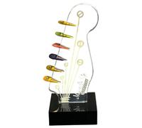 Guitar Pick Display Stand - Guitar Pick Storage Light Up, Acrylic Guitar Pick Holder | Guitar Pick Case, Dust Proof Guitar Pick Display Box for Music Lovers, Made of Excellent Acrylic and Featuring