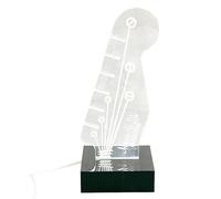 Guitar Pick Display Stand, Guitar Pick Storage Light-Up Acrylic Guitar Pick Holder, Guitar Pick Case, Light-Up Guitar Pick Display Stand, Dust-Proof Guitar Pick Display Box for Music Lovers