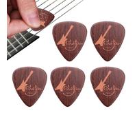 Guitar Pick - Finger Bass Pick Set with Creative Patterns, Portable Design for Easy Grip, Durable Material for Precise Playing, Accessory Kit for Guitar Ukulele Music Practice, 1.14 Inch