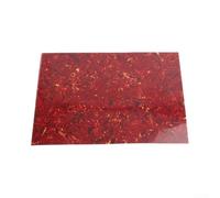 Guitar Pick Guard 25x20cm Blank Sheet Replacement Scratchplate for Acoustic Folk Guitar Easy Install Various Colors(Red)