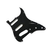Guitar Pick Guard， Electric Guitar Pickguard Back Plate Black SSH HSH HH SSS(Black 3 single SSS)