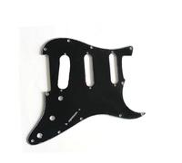 Guitar Pick Guard， Electric Guitar Pickguard Back Plate Black SSH HSH HH SSS(Black single single double SSH)