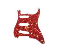 Guitar Pick Guard， Electric Guitar Pickguard Back Plate Multicolor For SSS SSH(Red Tortoise Shell SSH)