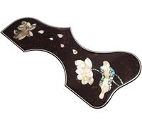 Guitar Pick Guard, Gibson J200 SJ200 41-Inch Guitar Pickguard With Abalone Inlay 2MM Self Adhesive 2 Colors(B)