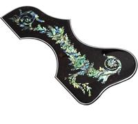 Guitar Pick Guard, Gibson J200 SJ200 41-Inch Guitar Pickguard With Abalone Inlay 2MM Self Adhesive 2 Colors(A)
