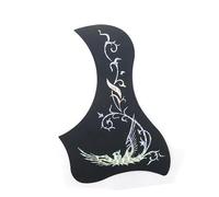 Guitar Pick Guard Replacement Parts 1Pcs Phoenix Flower Bird Pattern Acoustic Guitar Pickguard Pick Guard Sticke Stringed Instruments Guitar Parts(Phoenix)