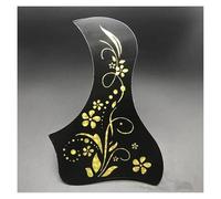 Guitar Pick Guard Replacement Parts 1Pcs Phoenix Flower Bird Pattern Acoustic Guitar Pickguard Pick Guard Sticke Stringed Instruments Guitar Parts(Gold Flower)