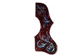 Guitar Pick Guard Replacement Parts Folk Guitar Pickguard 43-inch Strum Baffle The Pickguard Has A Beautiful Pattern That Matches The Guitar Very Well(15)