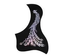 Guitar Pick Guard Replacement Parts Gold Phoenix And Dragon Pattern Acoustic Guitar Pickguard Pick Guard Sticke Stringed Instruments Guitar Parts(D)