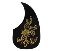 Guitar Pick Guard Replacement Parts Gold Phoenix And Dragon Pattern Acoustic Guitar Pickguard Pick Guard Sticke Stringed Instruments Guitar Parts(E)