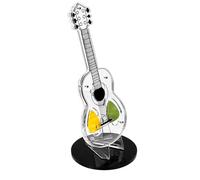 Guitar Pick Holder - Clear Acrylic 9x9x23cm | Compact Collectible Pick Display Stand | Efficient Guitar Picks Storage Organizer For Living Room Bedroom Studio And Music Desk Decoration Use