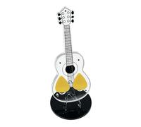 Guitar Pick Holder, Clear Display Stand, Decorative Picks Frame, Compact Collectible Storage Case, Organizer Modern Design for Study Rooms, Living Room, Bedroom, Studio, Office, 3.54x3.54x9.06 Inches