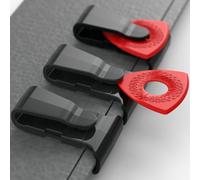Guitar Pick Holder Clip for Guitar Straps, 3 Pack, by Bog Street